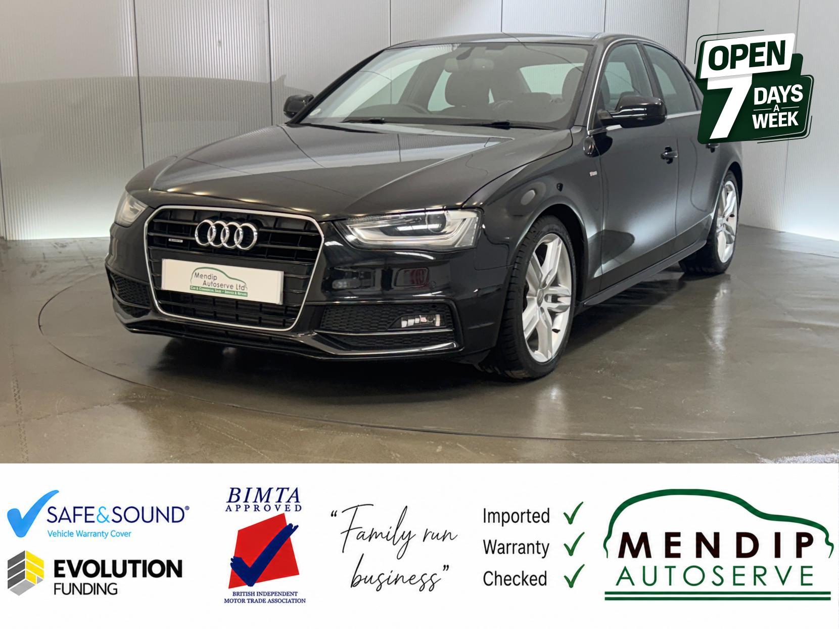 Black 2013 Audi A4 Saloon All-wheel drive Automatic